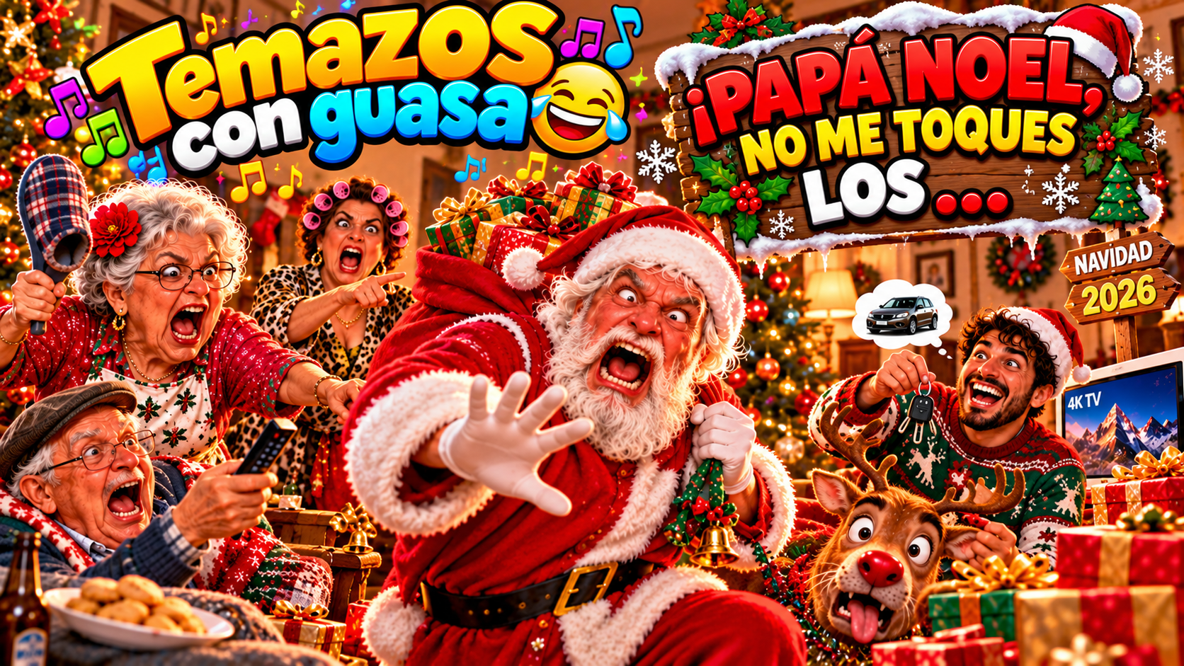 Portada de Papá Noel, no me toques…